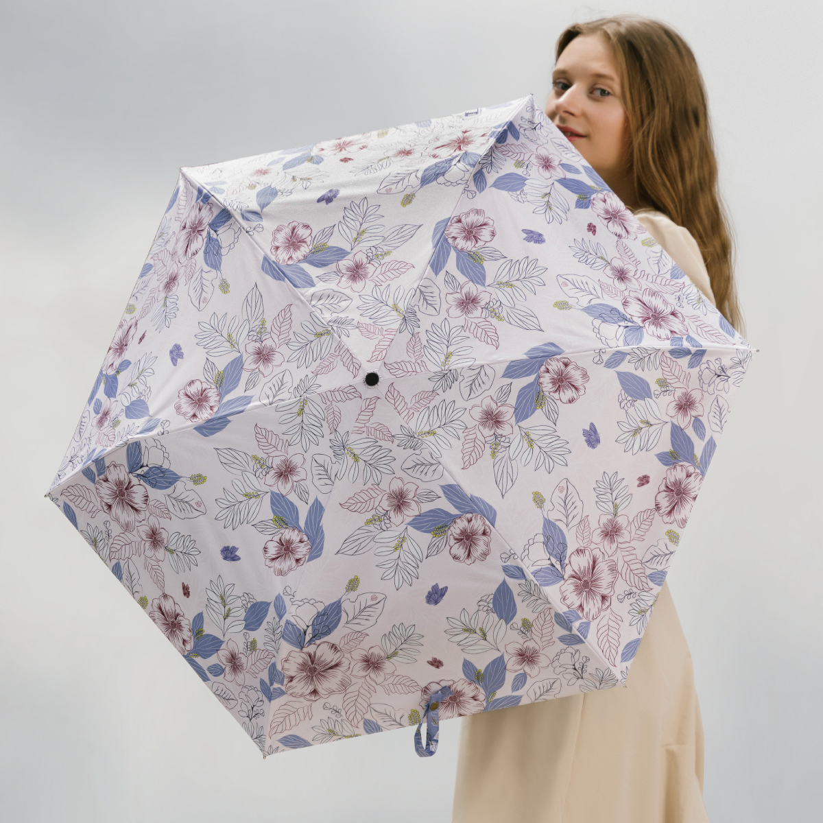 【boy】 Sun Shade Mini Umbrella-Nurtured Garden(Pink), , large