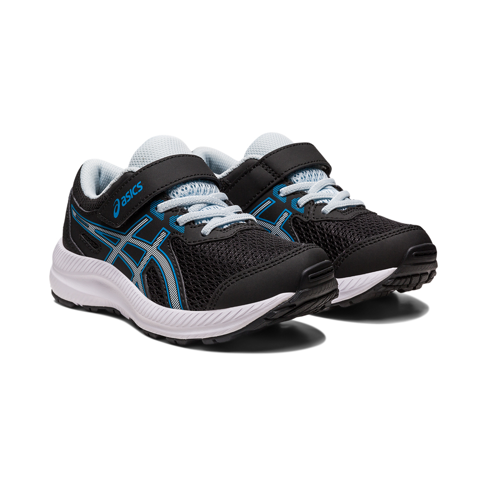 [秉宸] ASICS CONTEND 8 PS 兒童慢跑鞋 跑步鞋 學生鞋 中童 魔鬼氈 1014A258-006 23SSO, , large