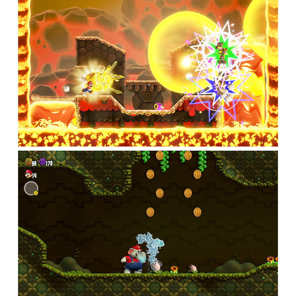 【 任天堂 】Switch2 NS2《 超級瑪利歐兄弟 驚奇 + 同遊鈴鈴公園 》實體卡帶 中文版 遊戲片, , large
