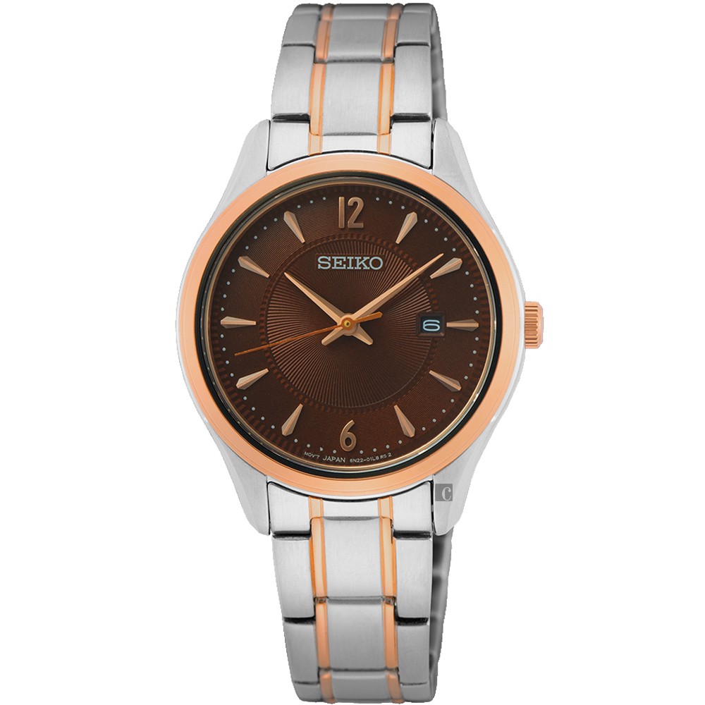 SEIKO 精工 CS 城市簡約女錶-29.9mm 6N22-00N0B(SUR476P1), , large