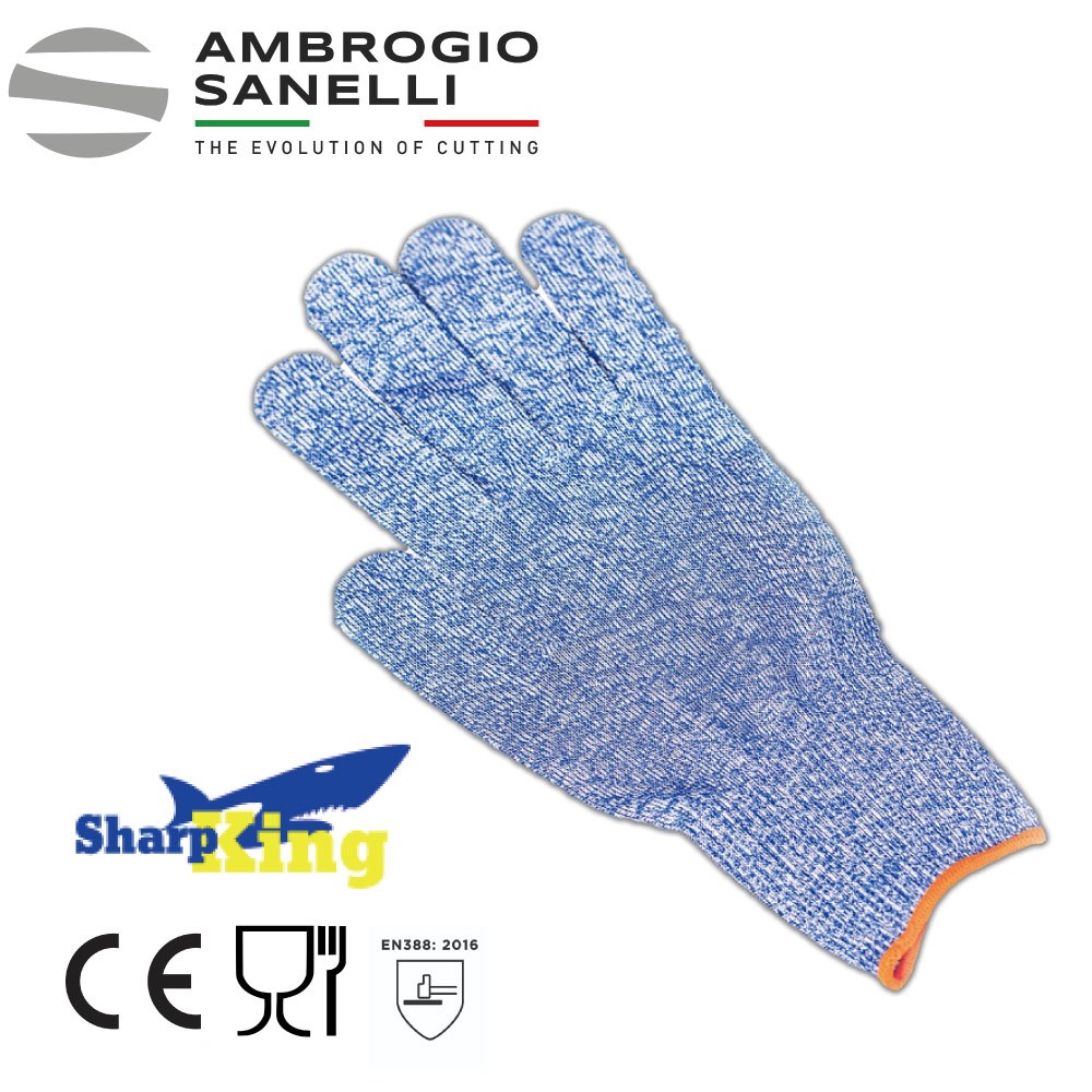 蓋瑞廚物【SANELLI AntikCut SharpKing食品級防切手套 達最高防切TDM檢測等 F】防割手套 防切, , large