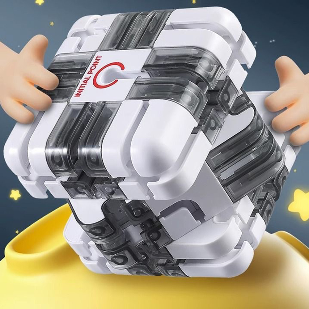 3D迷宮小鋼珠魔方 迷宮魔方 三階魔方 魔術方塊 puzzle, , large