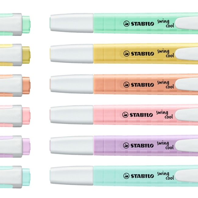 【德國天鵝STABILO】樂酷馬卡龍色螢光筆 暗記筆 重點筆(ST275/4-08)4色ST275/4-08-1, , large