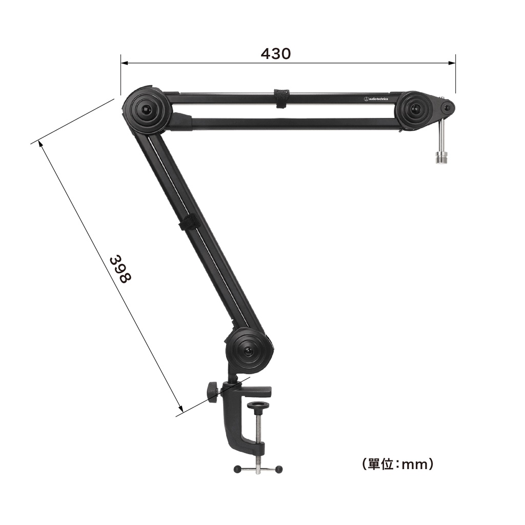 Audio-Technica AT2040+AT8700J 超心形指向性麥克風與夾式懸臂支架組合【敦煌樂器】, , large