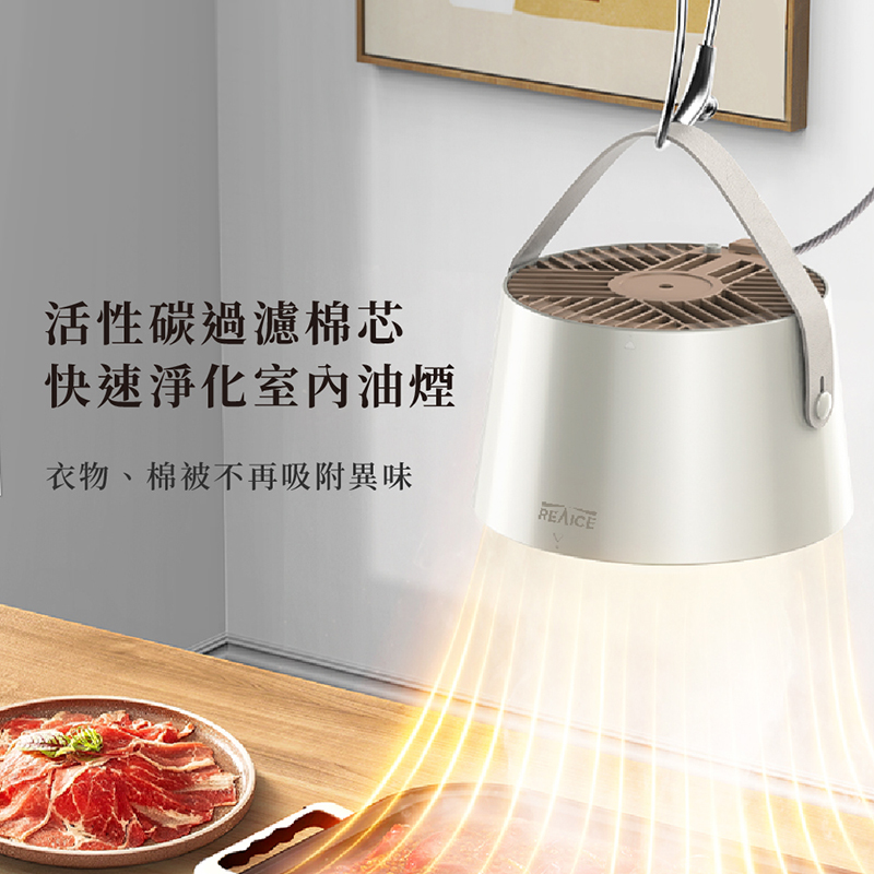 【台陞科技】REAICE 2WAY 可攜式抽油煙機專用活性碳棉芯 G07-filter 5入組, , large