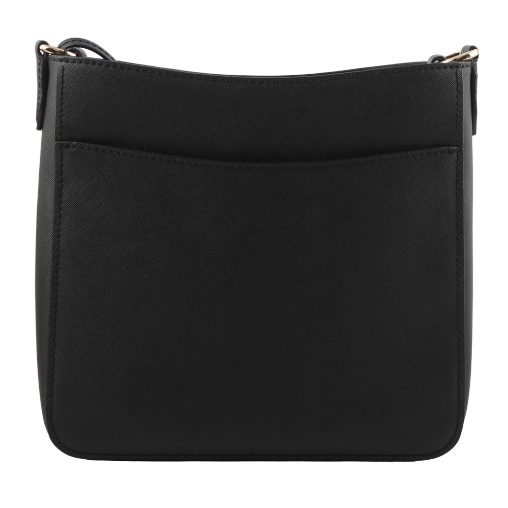 Michael Kors Jet Set Travel 金字防刮帆布斜背郵差包/黑色, , large