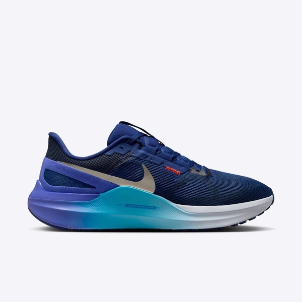 Nike Air Zoom Structure 25 男 慢跑鞋 運動鞋 緩震 穩定 藍灰 [DJ7883-017], , large