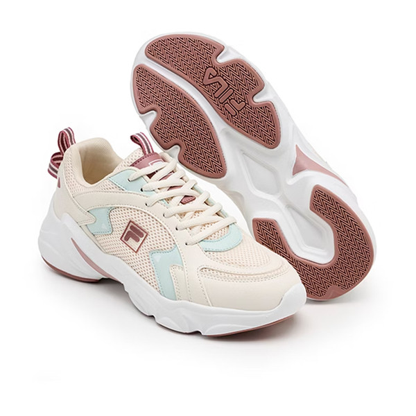Kixpress-Fila Innovation 女 運動休閒鞋 復古鞋 舒適 穿搭 米綠 [5-C941Z-167], , large