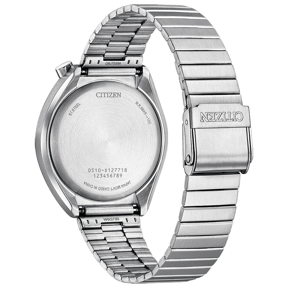 ∣ ∣CITIZEN星辰 Tsuno Chrono 限定 牛頭錶 計時手錶-橘 AN3660-81X, , large