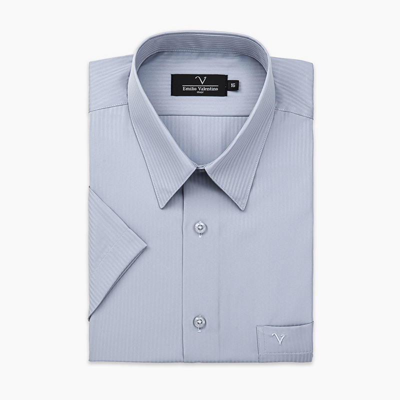 Mens Plain Smart Shirts-(S), , large