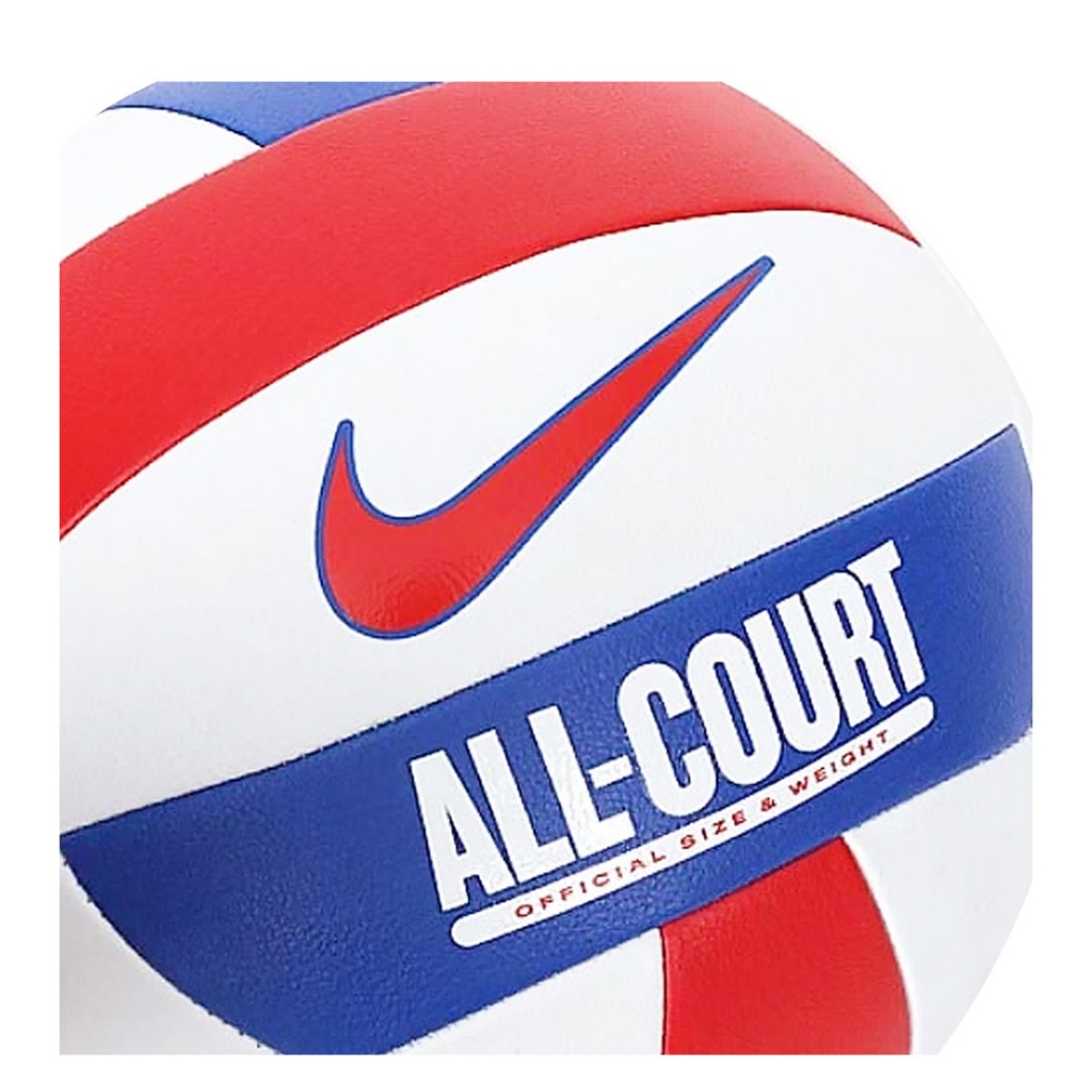 NIKE ALL COURT LITE 排球 5號球 比賽 訓練 室內排球 室外排球 橡膠 柔軟 耐用 手感佳 紅藍白, , large