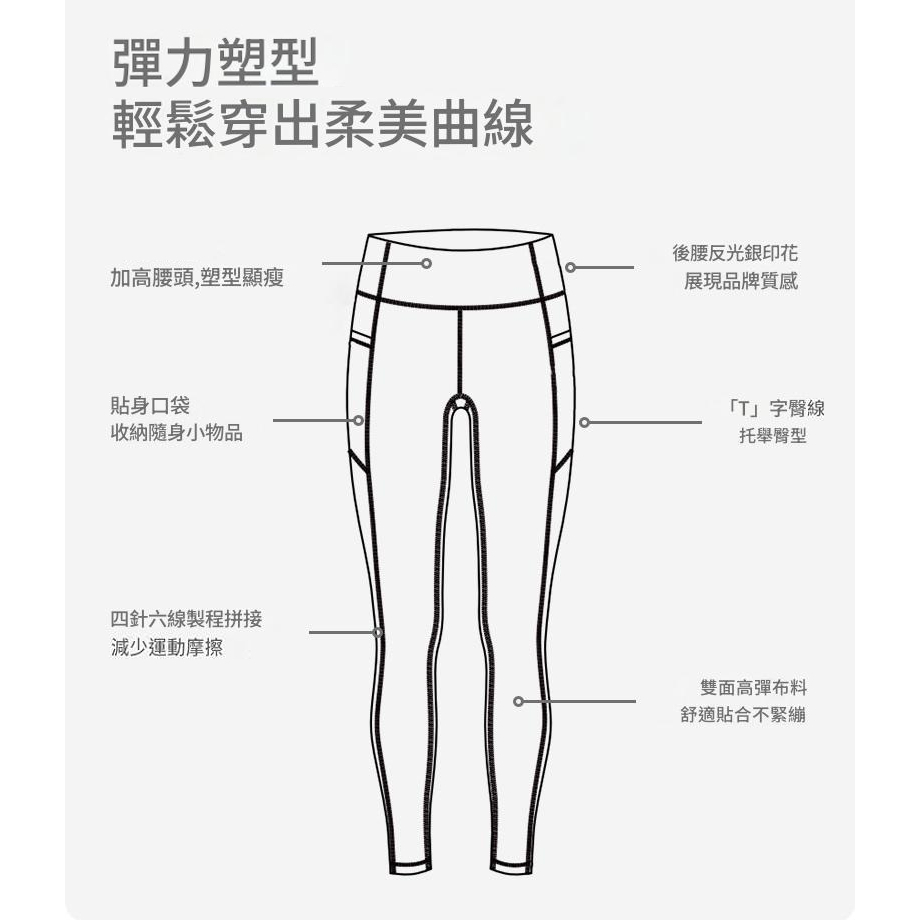[TECTOP 探拓戶外]2422154女款彈力緊身褲~雙向高彈力 柔感不悶熱 高彈力塑型~慢跑 瑜珈 有氧 健走~, , large