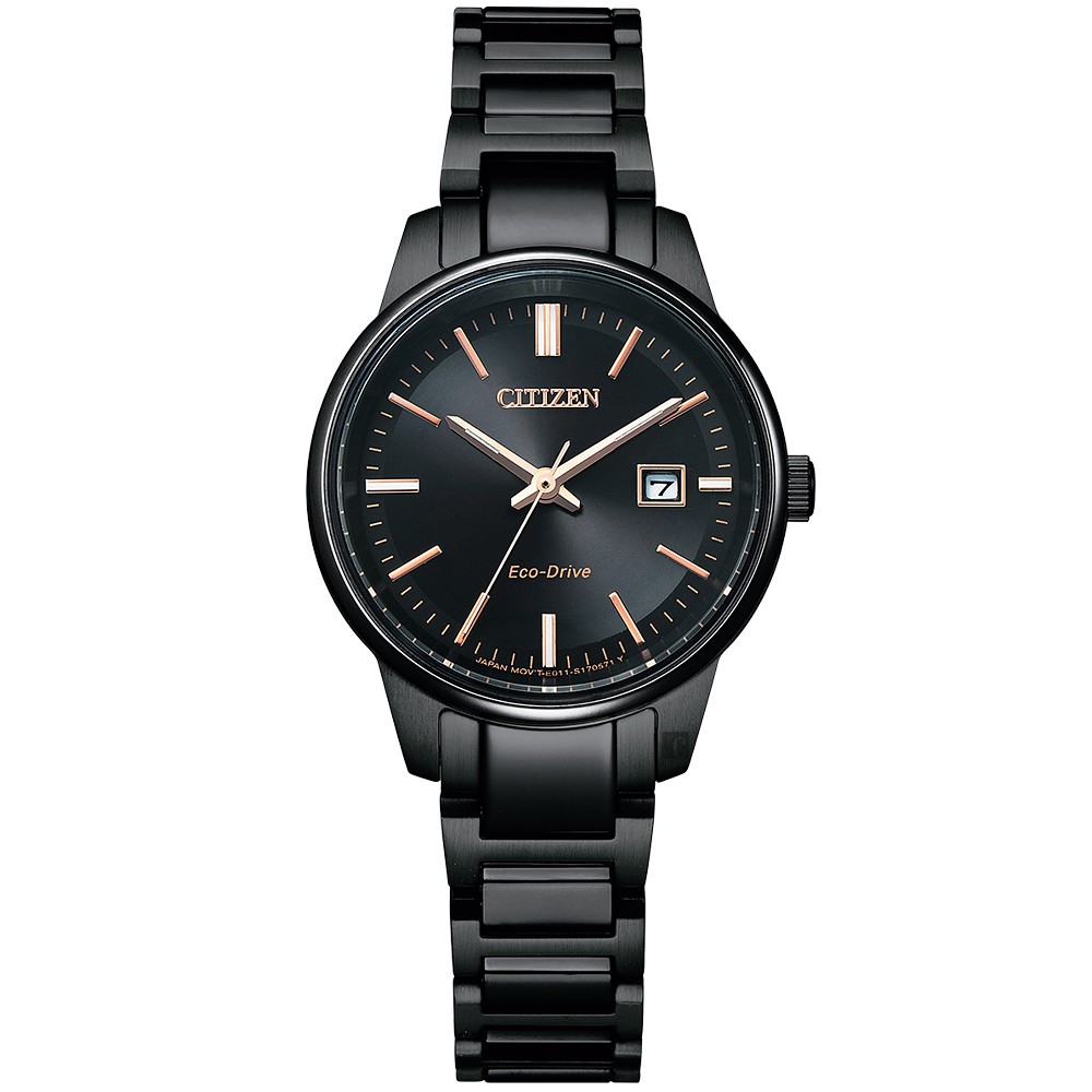 CITIZEN 星辰  光動能城市女錶 EW2597-86E, , large