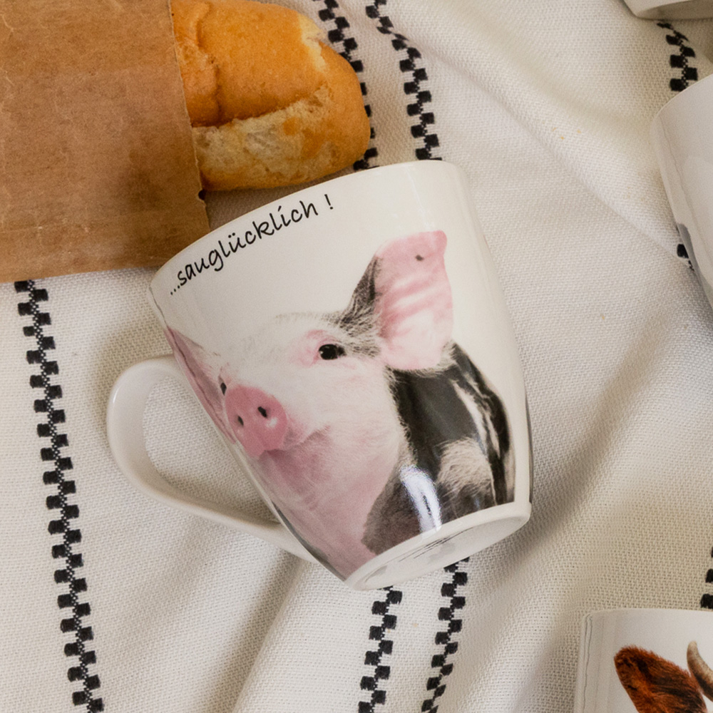 Animal Pattern Ceramic Mug, , large