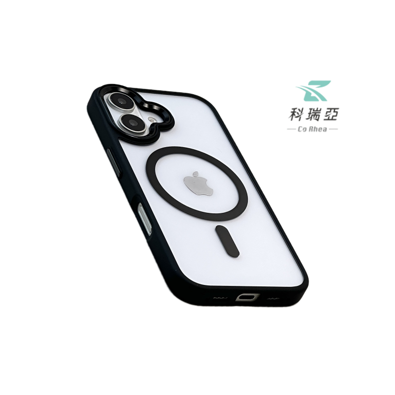 【CR科瑞亞】iPhone 16 Plus-6.7吋-手機保護殼金盾高透Magsafe-黑色, , large