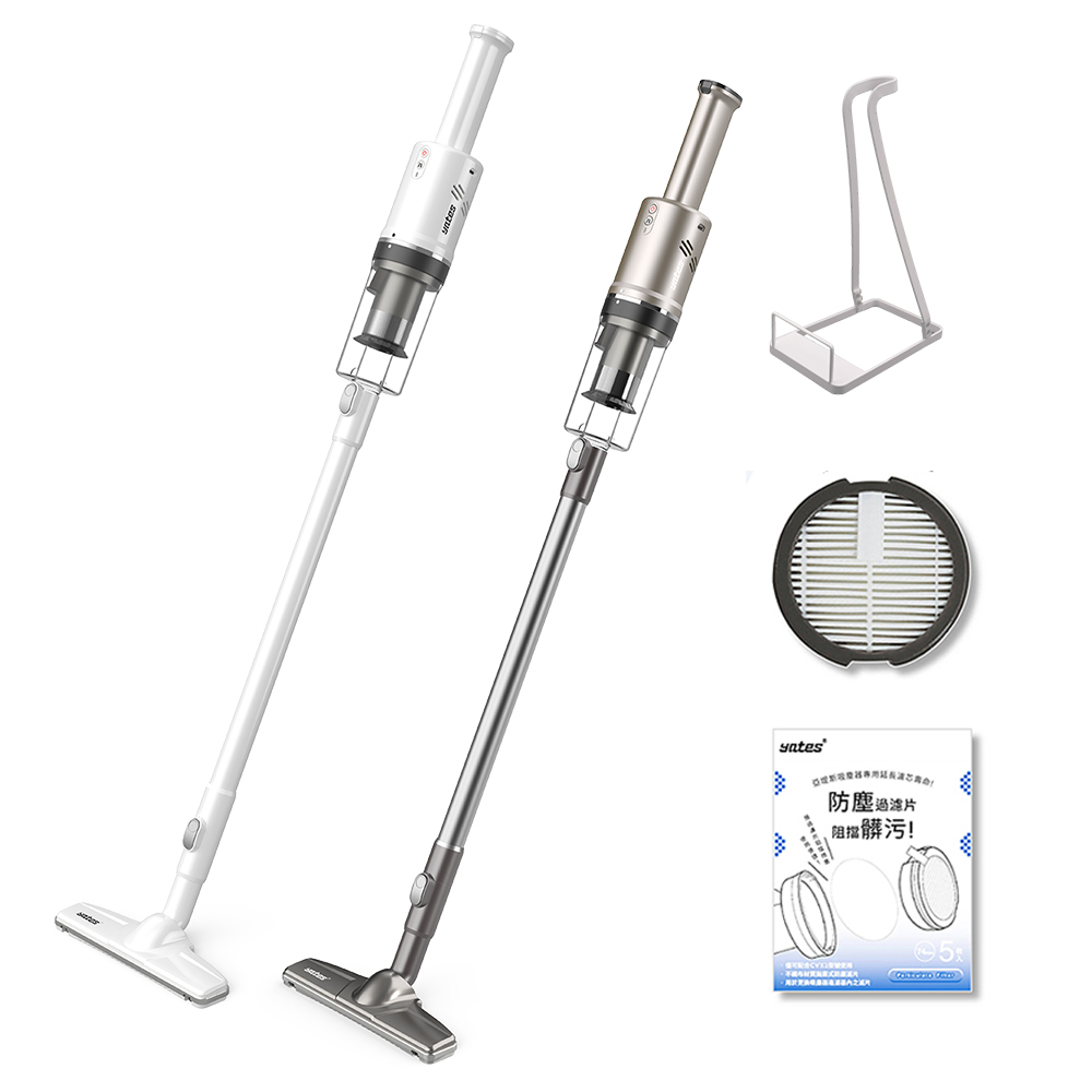 【Yates亞堤斯】標準版｜台製CV-X1二代 發明專利 智慧氣旋無線吸塵器 手持式吸塵器 可拆卸電池 超強吸力, , large