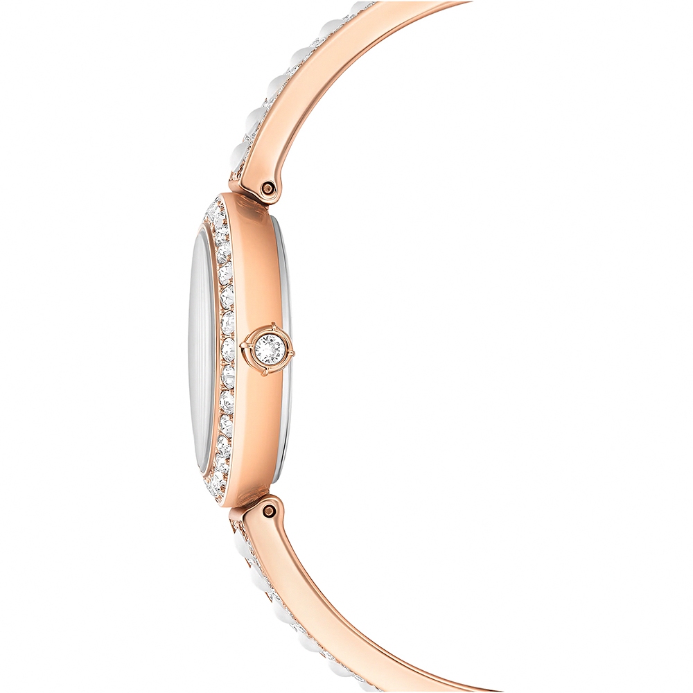SWAROVSKI 施華洛世奇 Matrix Pearl 水晶珍珠手鐲式手錶 女錶-29mm 送禮推薦 5705406, , large