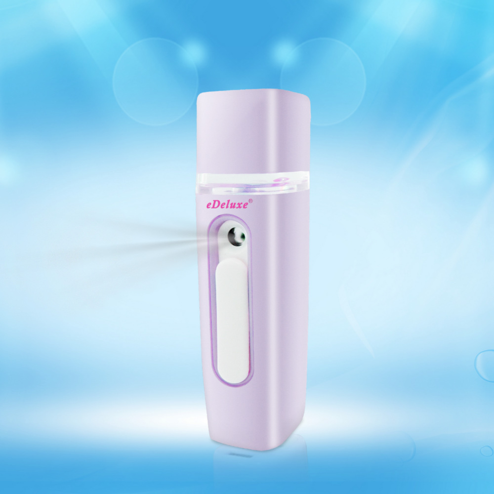 AN10 Elegant Purple eDeluxe Moisturizing Skin Care Facial Mist Sprayer (with 3 Bonus Gifts)