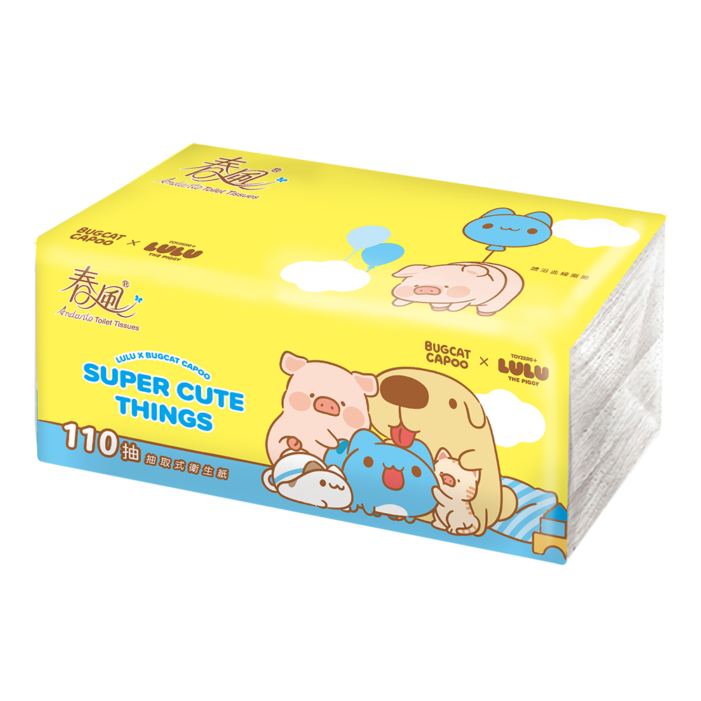 春風抽取式衛生紙柔韌細緻FSC110抽x10, , large