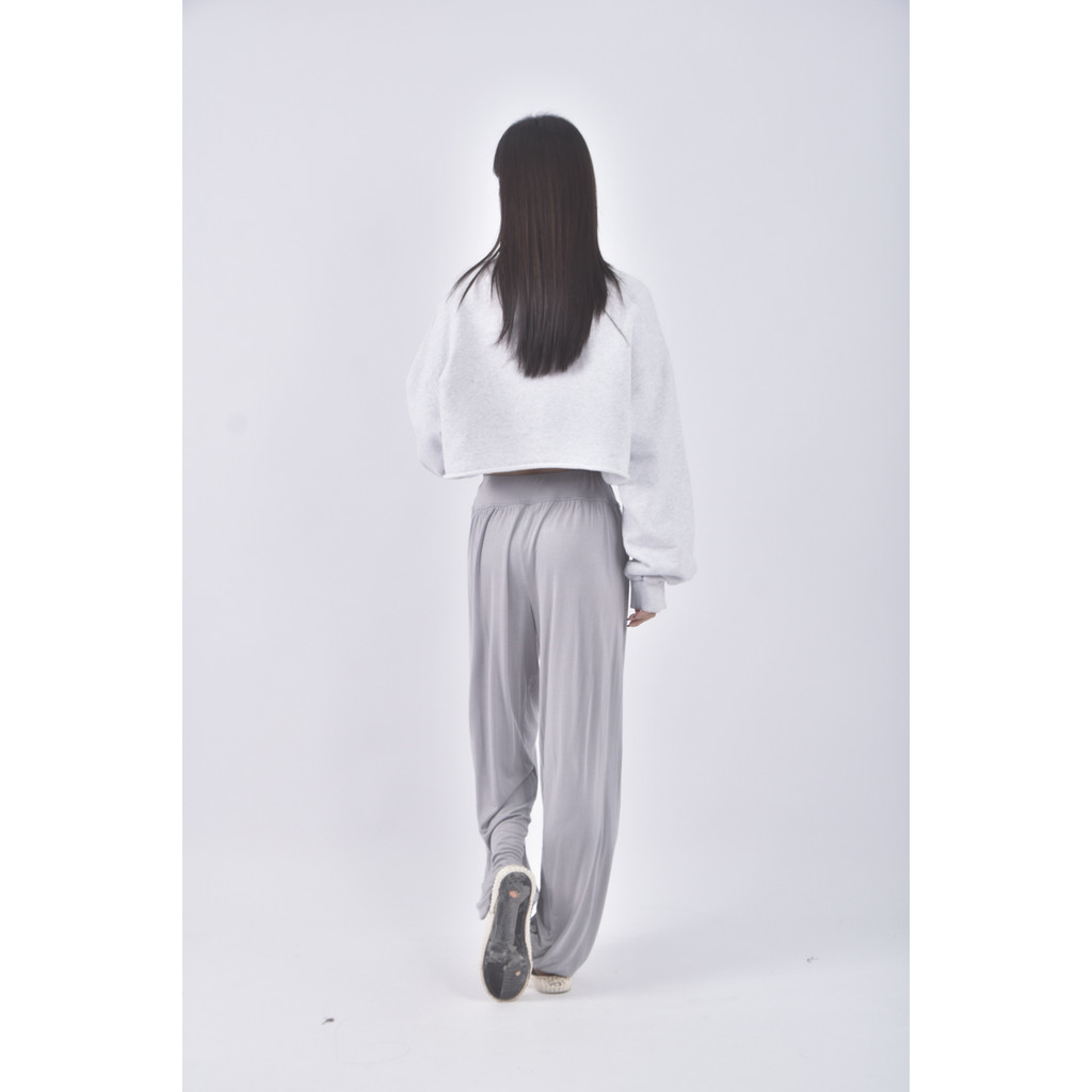 (S) 高腰灰色長褲二手衣, , large