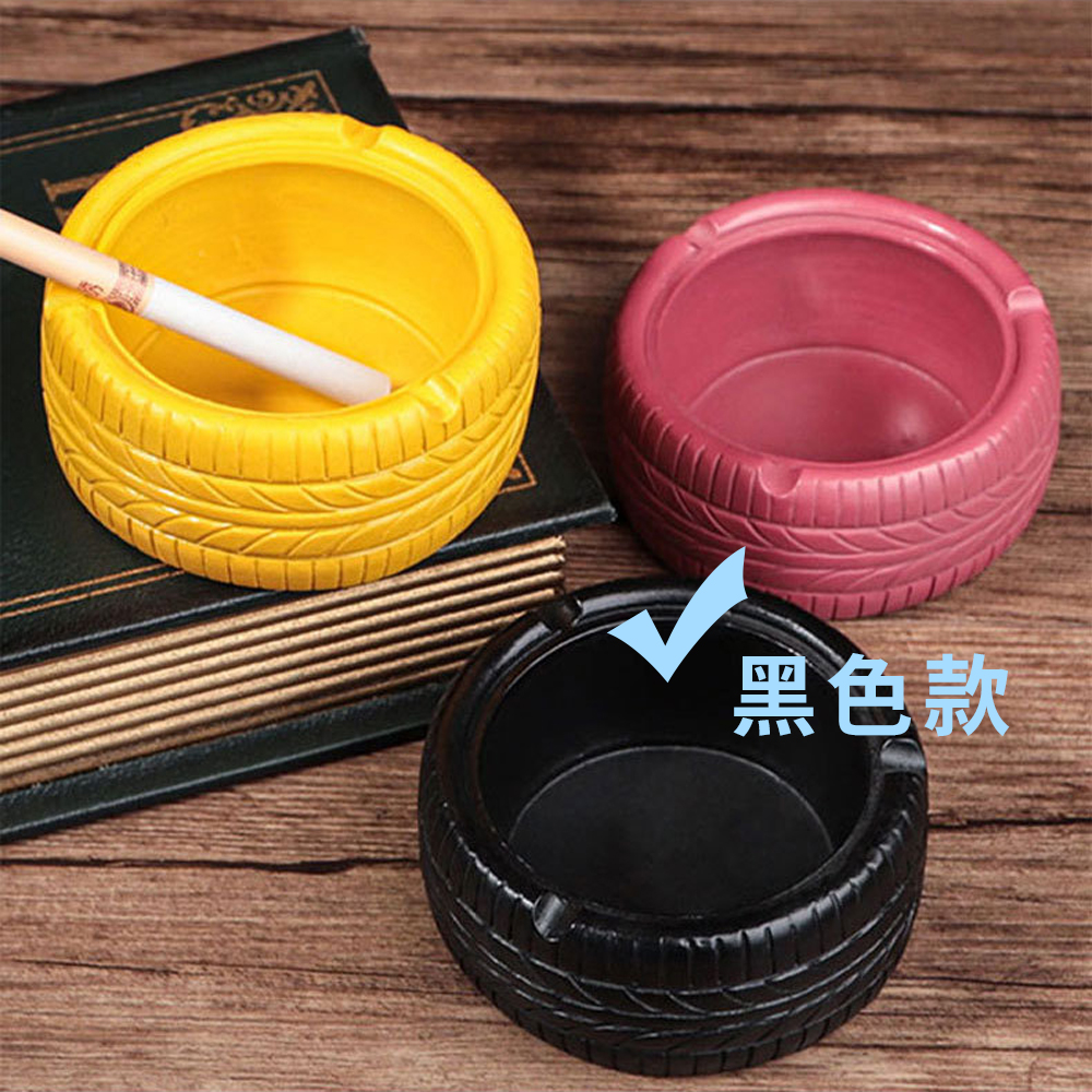 抽菸也要有質感【輪胎菸灰缸】復古味 擺飾都好看 家用 店用 酒吧 公司 簡約設計 小巧精美 造型可愛 送禮 自用 好收納, , large