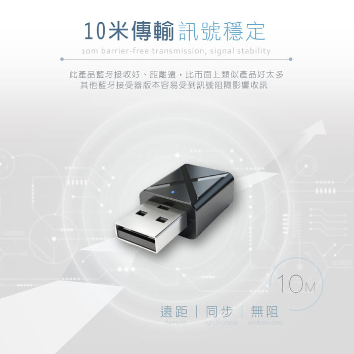 [HANLIN]-USB2M-雙模USB藍牙接收發射器#藍芽接收器 藍芽傳輸器 MP3 USB 藍牙5.0 雙模, , large