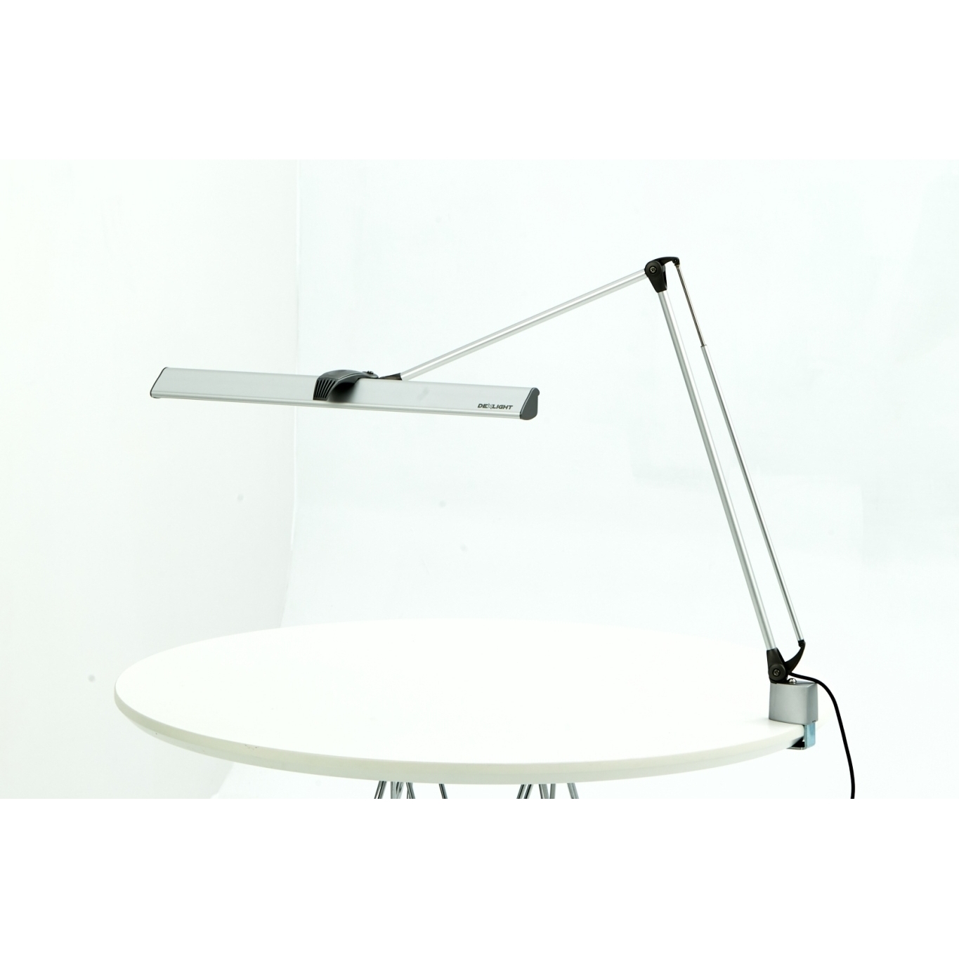 CHECK Swing Arm Led Task Lamp with clamp, 3-step dimming, , large