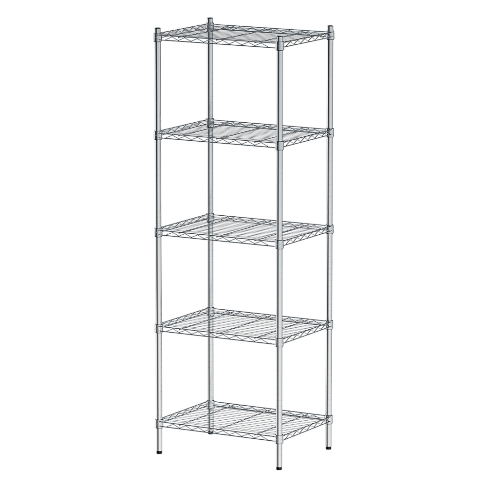 【Y HOUSE】60x45x180cm Lightweight Five-layer Iron Rack Iron Rack Shelf-Electroplating, , large