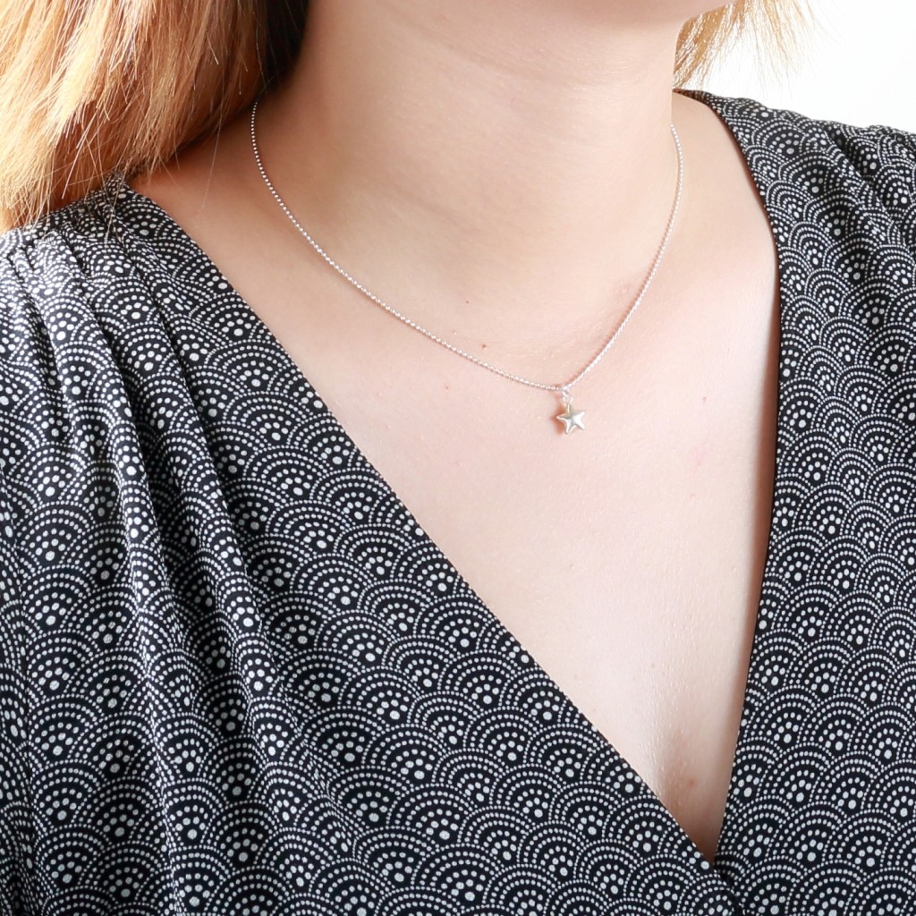 【Angel & Me】Lucky star s925 sterling silver necklace Birthday Valentine Day gift, , large