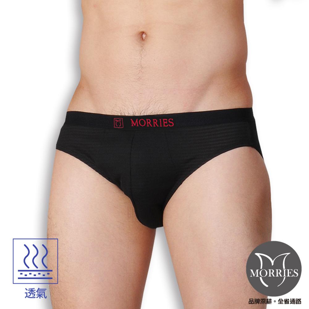 【MORRIES】竹炭紗立體三角褲台MR733-藍M, , large