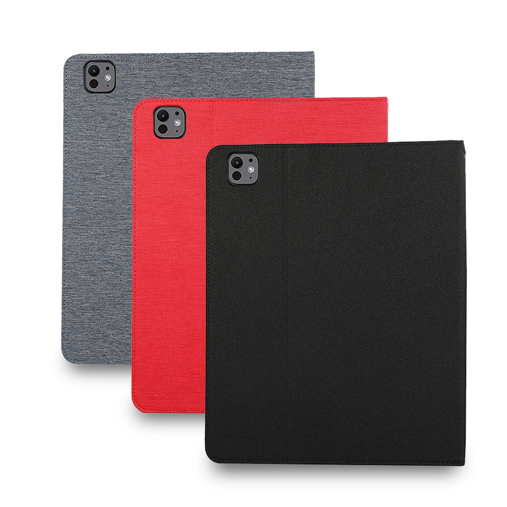 【LP116夢幻布紋款】iPad Pro 11吋 2024 平板保護皮套(休眠喚醒功能 內置筆槽), , large