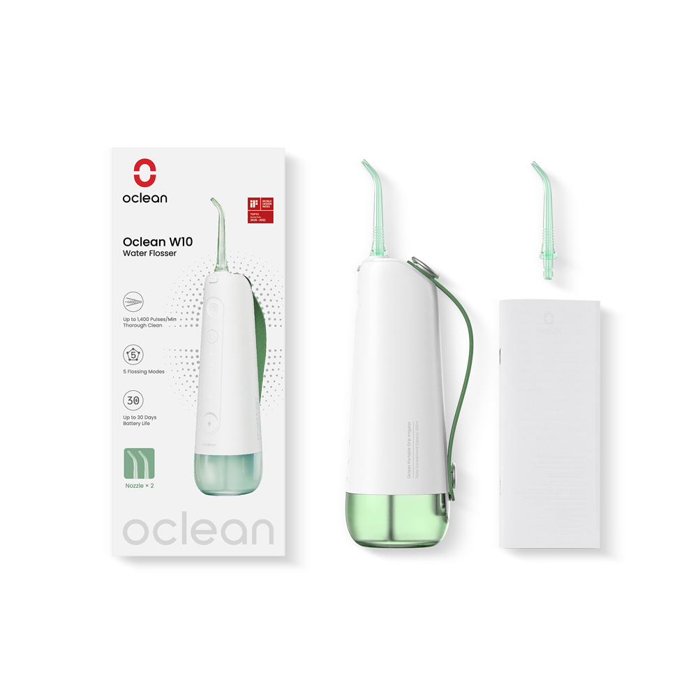 歐可林 Oclean W10 專業電動沖牙器(油柑綠), , large