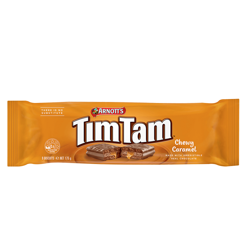 Tim Tam Chewy Caramel Chocolate Biscuits, , large