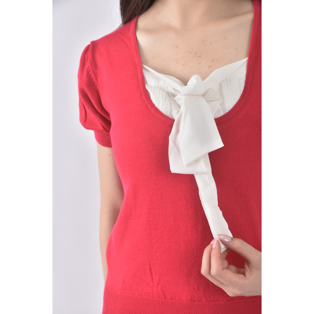 (S) lodispotto兩件式粉色長袖上衣二手衣, , large