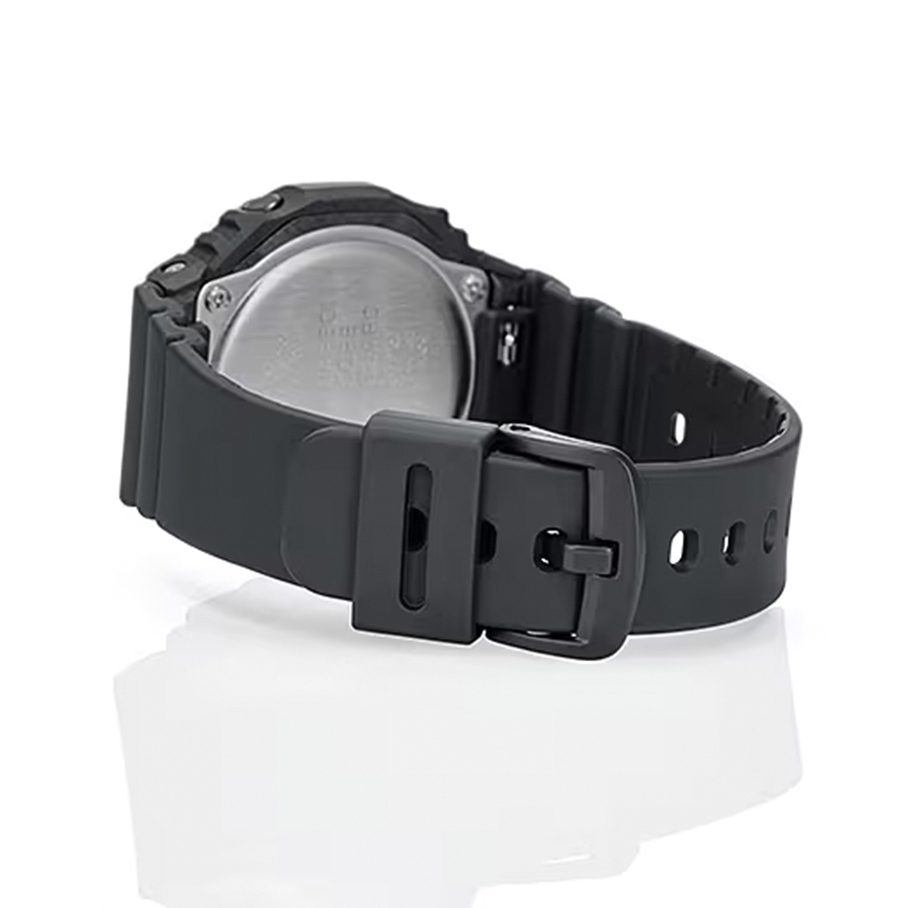 CASIO 卡西歐 G-SHOCK 八角 黑色霧面雙顯手錶 GMA-S2100-1A, , large