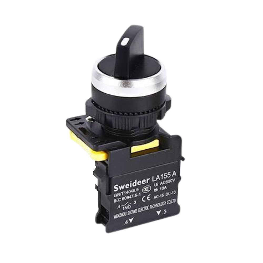 Black/Dual Selector Switch 1/NO, , large