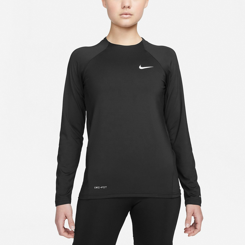 NIKE 長袖 女 防曬衣 ESSENTIAL 成人女性長袖防曬衣 NESSA386 24FWO 【樂買網】, , large