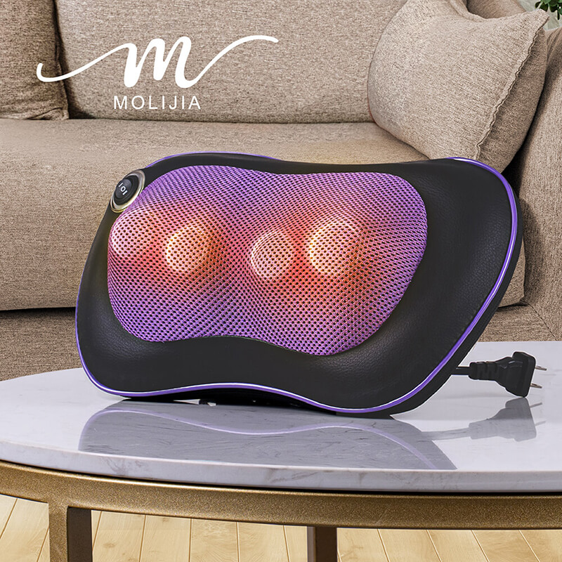 【MOLIJIA】M620 Wired Neck and Shoulder Warming and Kneading Massage Pillow, , large