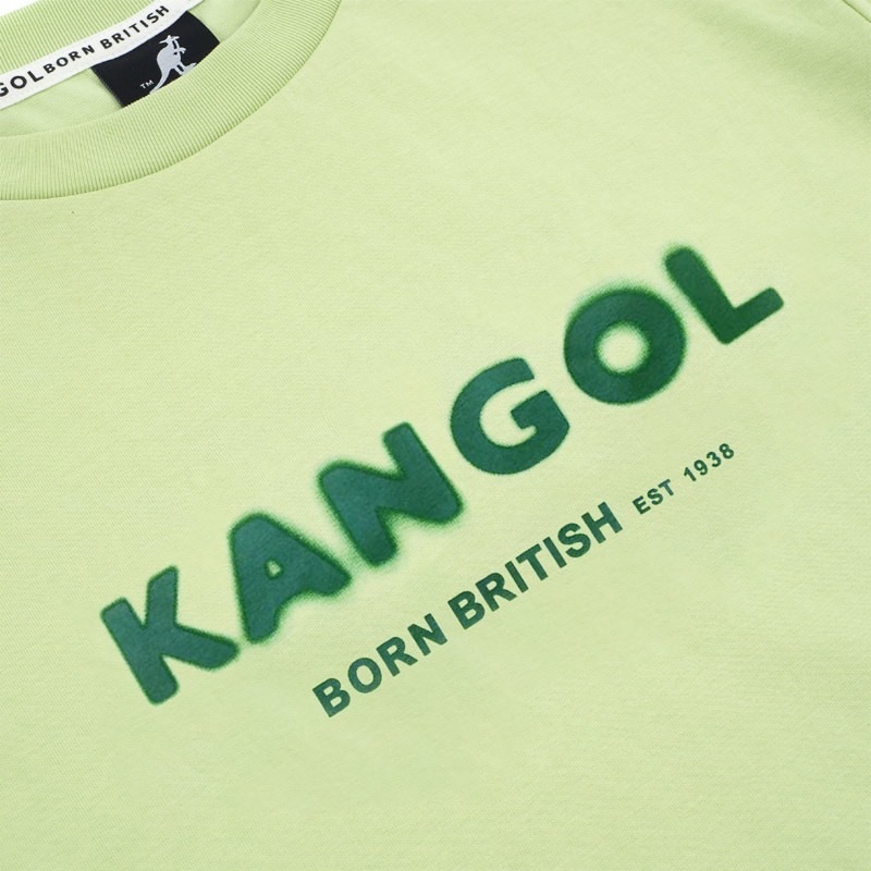 【KANGOL】女款暈染印花T恤 短袖上衣 經典款 透氣 運動上衣, , large