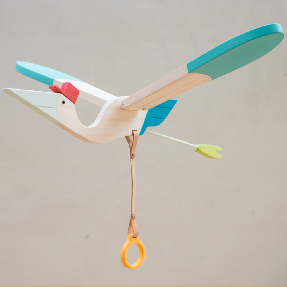 [eguchi co,. Ltd.] eguchitoys Mobile Bird Baby Bird, , large