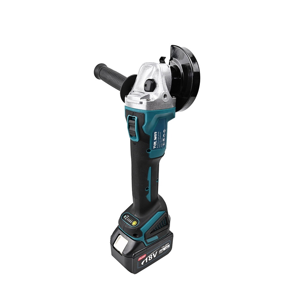 台灣現貨！手持4吋砂輪機 打磨機 充電(非牧田) 18v 角磨機 拋光機 打蠟機 電動角磨機 打磨切割機, , large