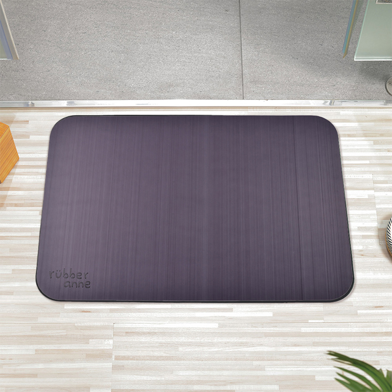 【Monster】 Soft Diatomaceous Earth Absorbent Mat – Silk Texture (60x40cm) – Blue Violet, , large