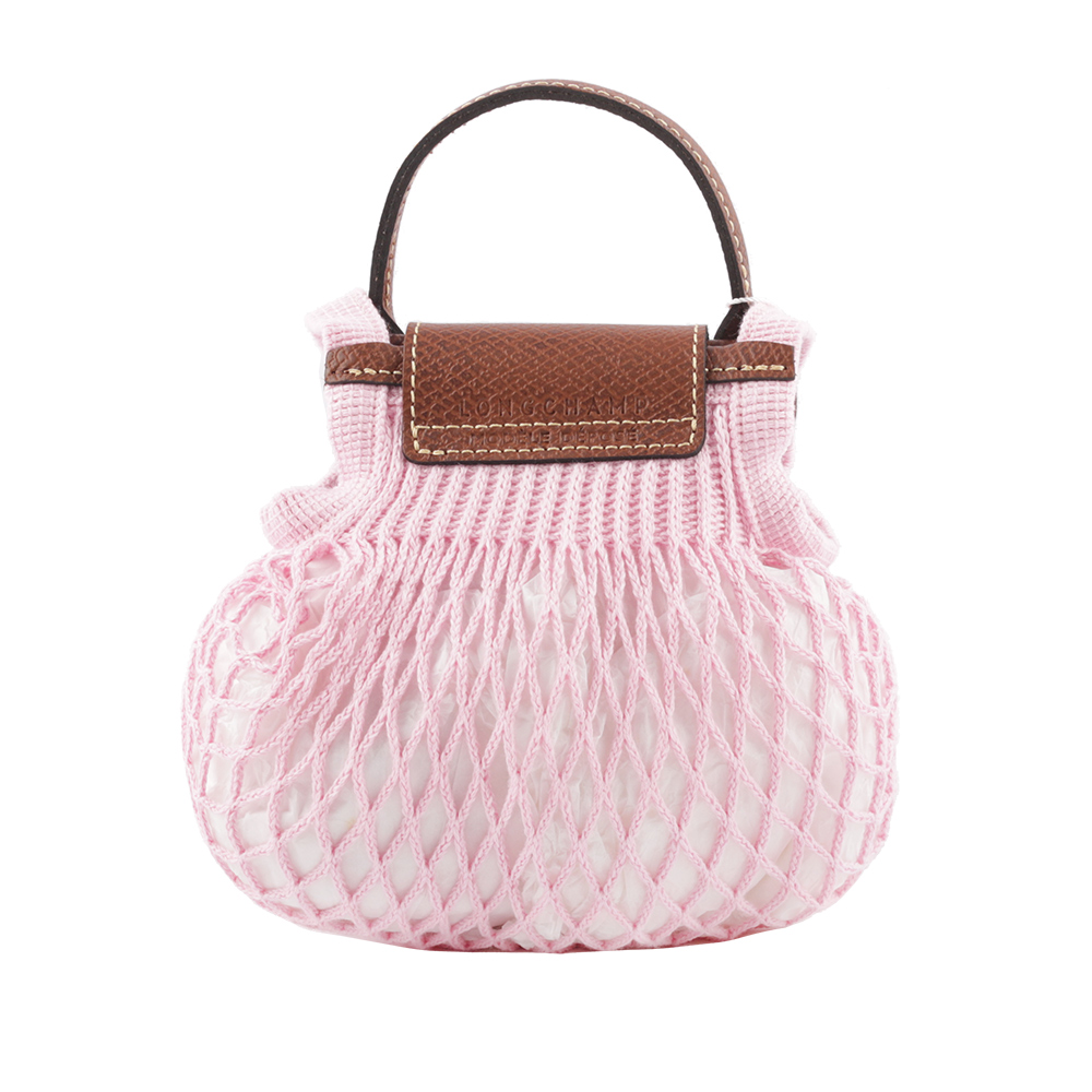 LONGCHAMP XS號 LE PLIAGE FILET 二用漁網包/粉色, , large