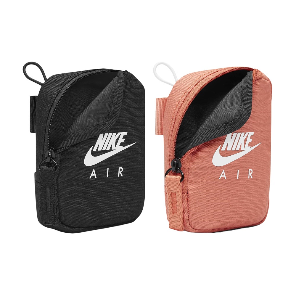 NIKE POUCH 識別證帶包 識別證套 證件夾套 票卡套 收納包 零錢包 小方包 口袋包 悠遊卡 掛環 拉鍊 黑 粉, , large