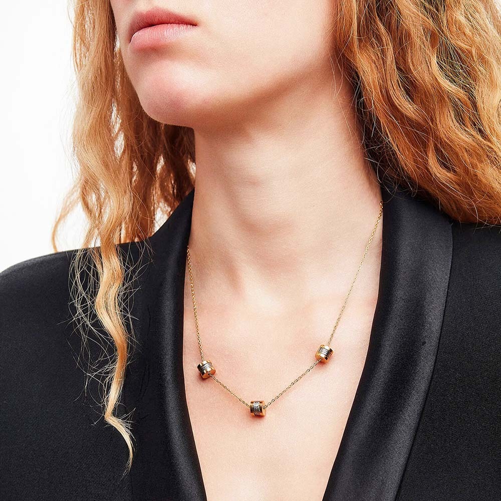 CHARRIOL 夏利豪 Foreve Minis necklaces 鋼索項鍊 08-104-1139-40, , large