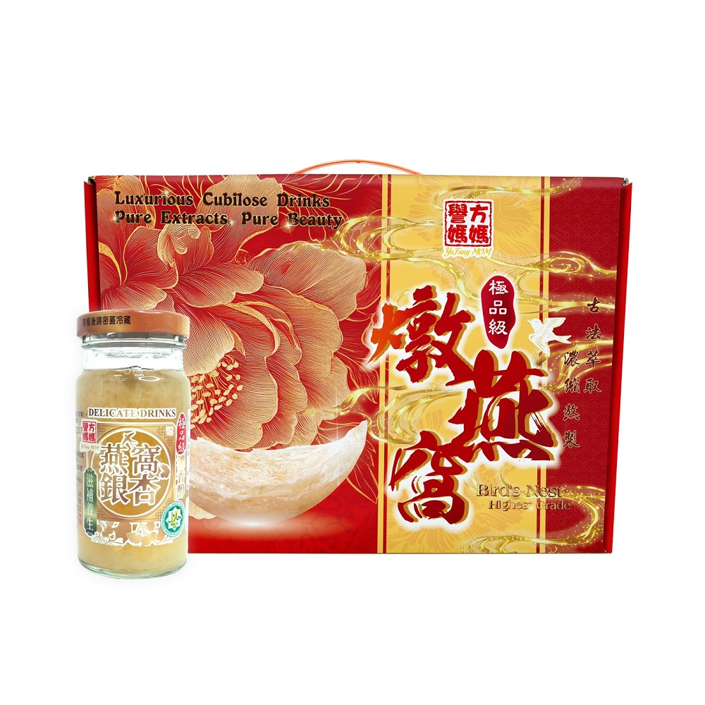譽方媽媽極品燕窩銀杏玉露140gx10入