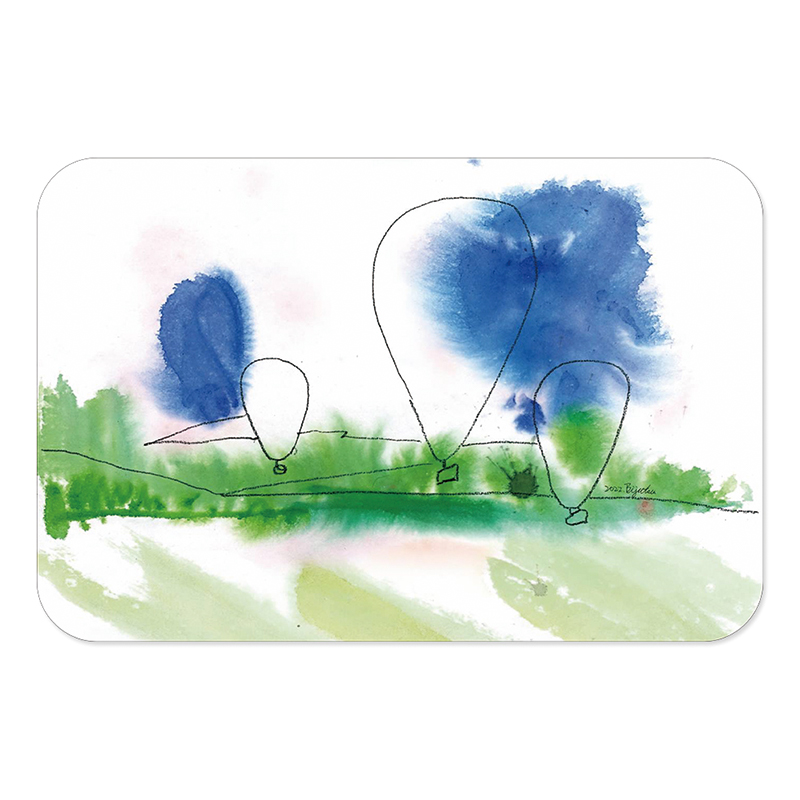 【Monster】 Soft Diatomaceous Earth Absorbent Mat – BiiJiuzi Collection (60x40cm) – Luye Hot Air Balloons – Rise, , large