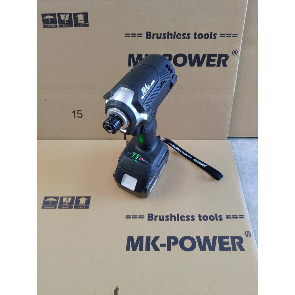 WIN五金 MK-POWER 18V新款無刷小鋼炮MK-274起子機 短小有力 可直上牧田原廠18V電池 螺絲批起子機, , large