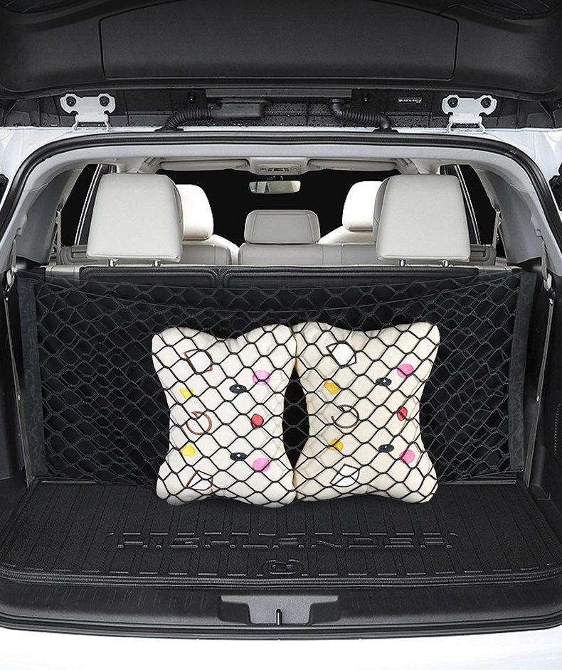 Car elastic mesh bag, , large