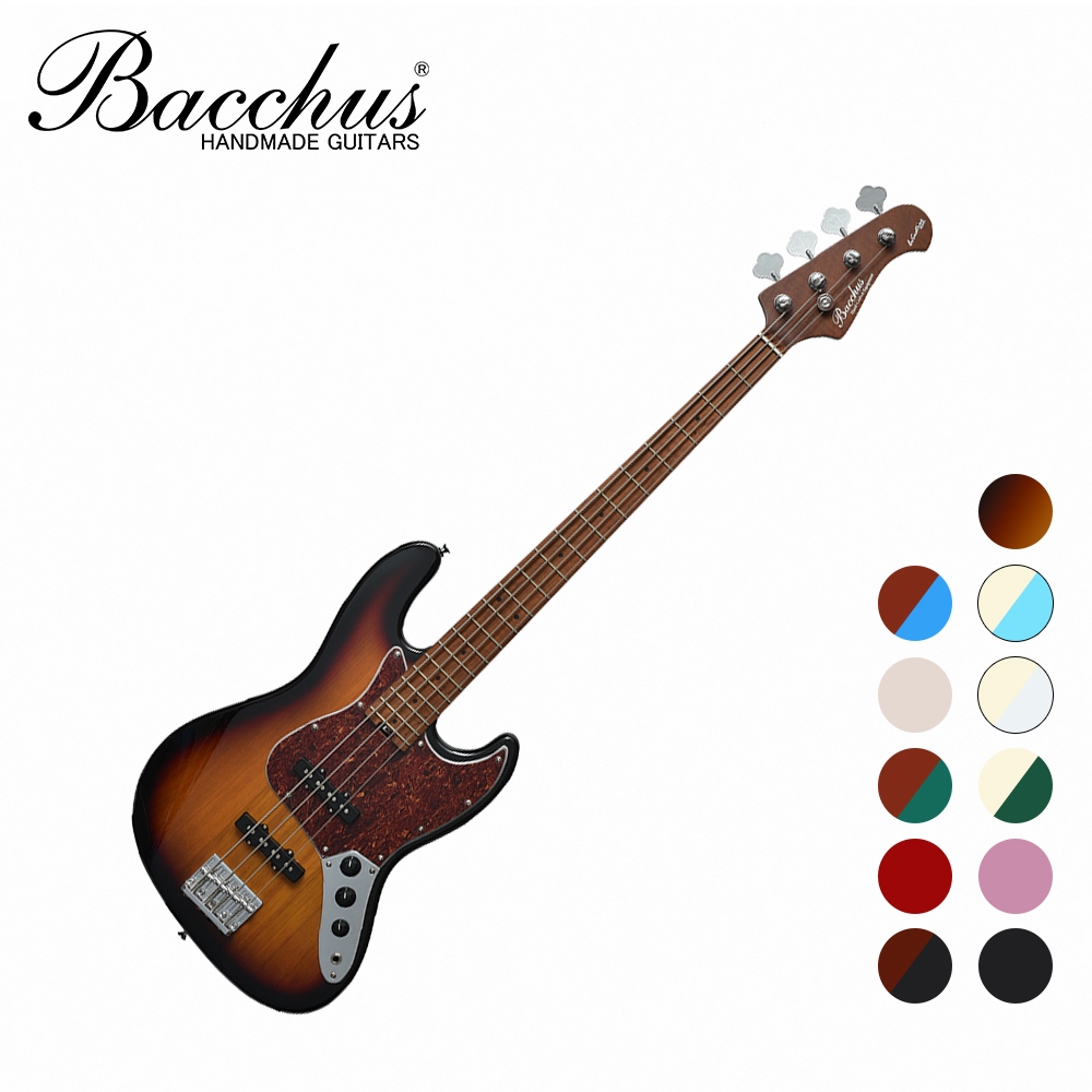 Bacchus WL4-STD/RSM Bass 烤楓木琴頸 電貝斯 多色款【敦煌樂器】, , large